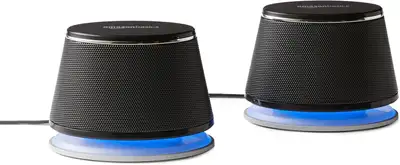 Amazon Basics PC Speakers – Compact USB/Aux (Works Perfect), View more
