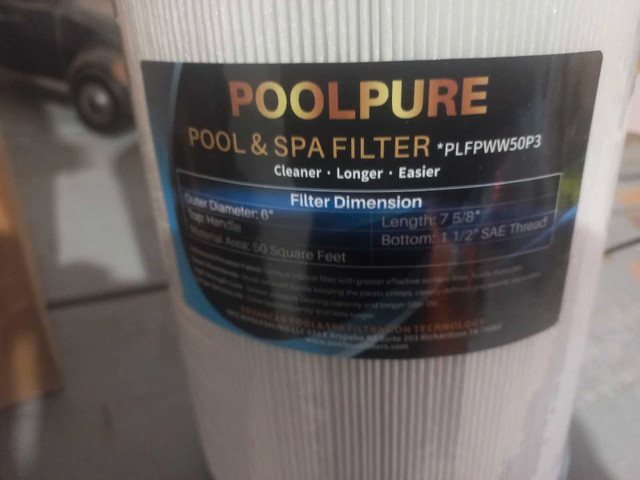 Hot tub filters.model #in the add  in Hot Tubs & Pools in Norfolk County - Image 3