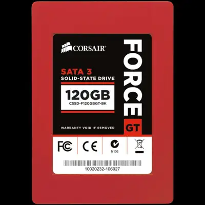 Corsair Force GT 120GB laptop SSD - Like New,, View more