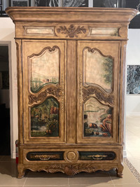 Armoire  hand painted