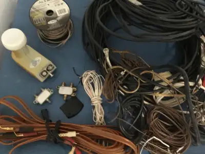 Computer Video Stereo Music TV Cables Phone  and Wiring, View more