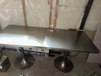 2 Stainless Tables 