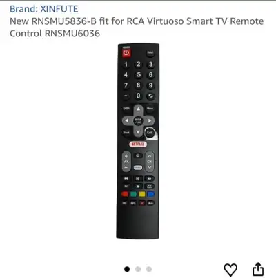 RCA Remote, View more