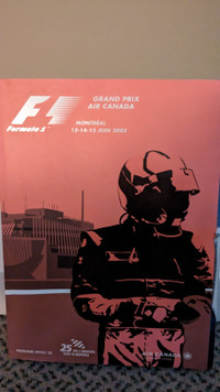 Programme du Grand-Prix de Montréal 2003 - Formule 1