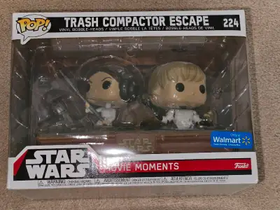 Funko Pop Star Wars Movie Moments #224 Trash Compactor Escape. Walmart exclusive. Vinyl bobble head....