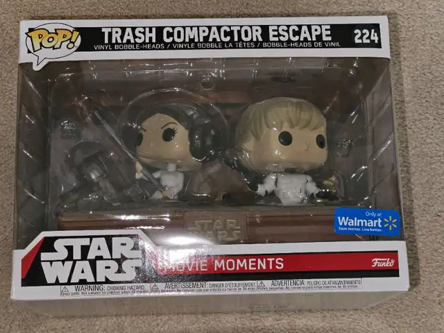 Funko Pop Star Wars Movie Moments #224 Trash Compactor Escape in Toys & Games in Ottawa - Image 2