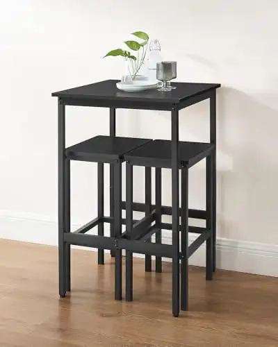 Bar Table Set with Stools Dining Table with 2 Chairs Small Kitch in Dining Tables & Sets in Markham / York Region - Image 5