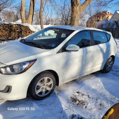 I have a 2013 Hyundai accent it's automatic transmission and inspected till December 2027 with the s...