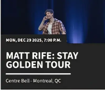 MATT RIFE   tickets for sale, View more