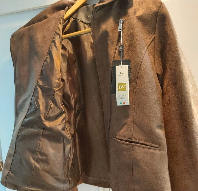 NWT Man's Brown jacket in Men's in La Ronge - Image 3