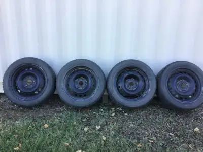 For Sale: Set of 4 Sailun Iceblazer studded winter tires on rims. Asking $500.00. Phone or text 306-...