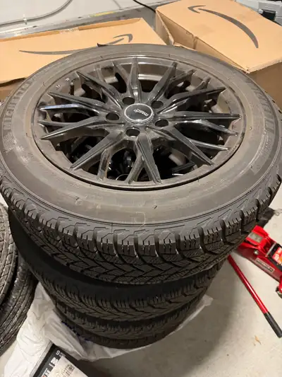 Tire with rim.