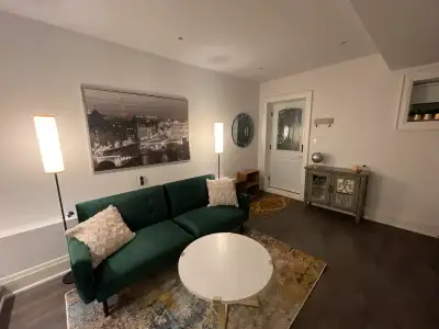 cozy 1 bedroom basement apartment