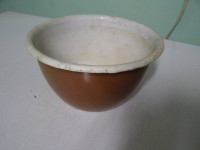 Brown Enamel Ware Pot