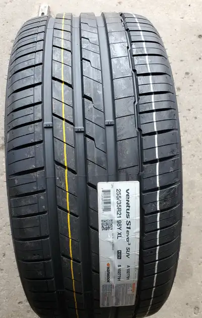 255/35R21 98Y XL HANKOOK VENTUS S1 EVO3 SUV SUMMER TIRE $175 each installed & balanced plus tax. Out...