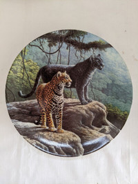 Vintage Collector Plates Lee Cable Great Cats of the Americas x6