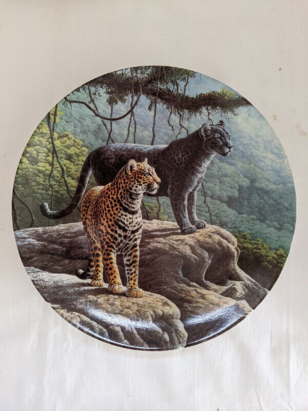 Vintage Collector Plates Lee Cable Great Cats of the Americas x6 in Arts & Collectibles in Oakville / Halton Region