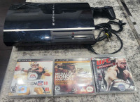 Play Station 3 with games