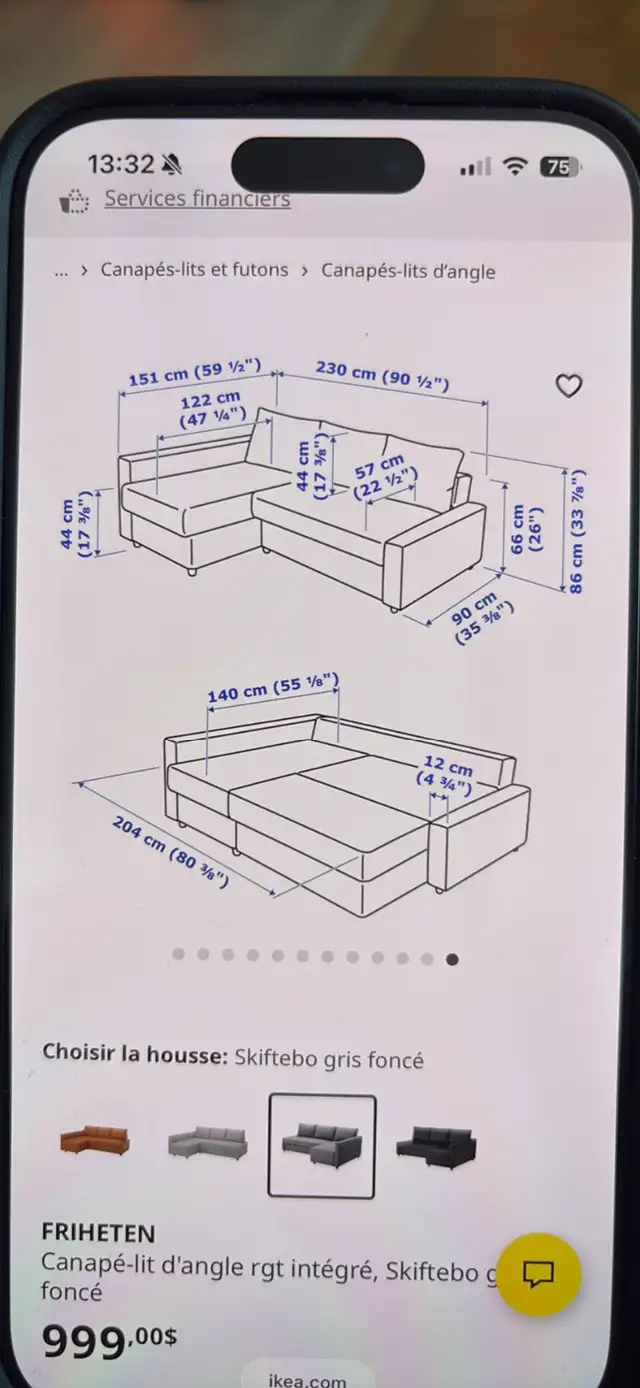 Divan-lit IKEA in Couches & Futons in Longueuil / South Shore - Image 6