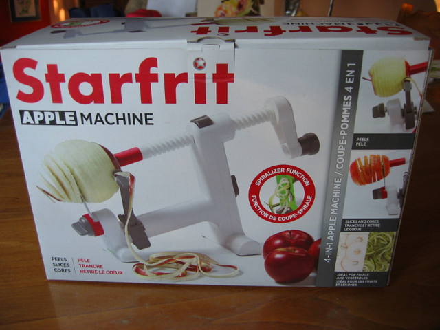 Starfrit Apple Machine Éplucheur à pomme tout-en-un Starfrit Pro dans Robots culinaires et mélangeurs  à Laval/Rive Nord - Image 3