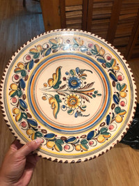 Vintage Spanish ceramic decorative plates