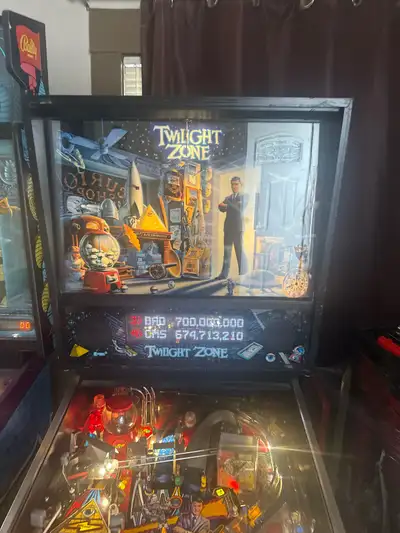 Bally twilight zone pinball machine. Great condition, sought after machine that is one of the Willia...
