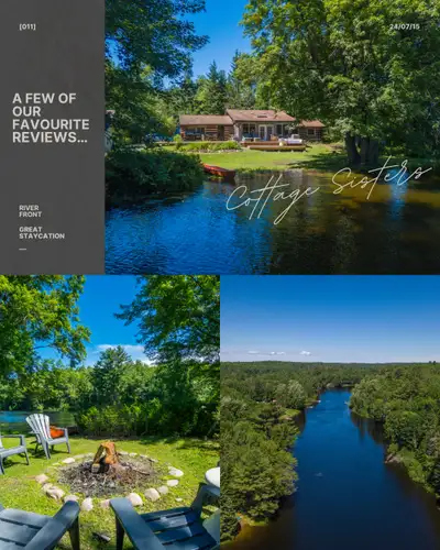 Lodge on the Muskoka - Unique Cottage Rental - Waterfront, View more