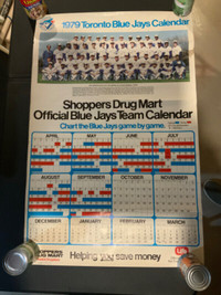 Toronto Blue Jays 1979 Calendar Poster