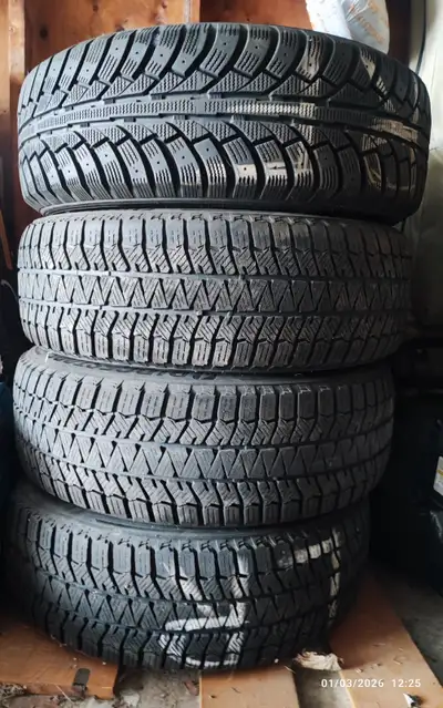 4x 225/65 R17 Winter Tires. 3 Bridgestone Blizzak WS90Z 102H (Great Thread) : Made in Japan. 1 Westl...