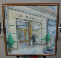 Original Water Color print “The Rosedale”  32x32