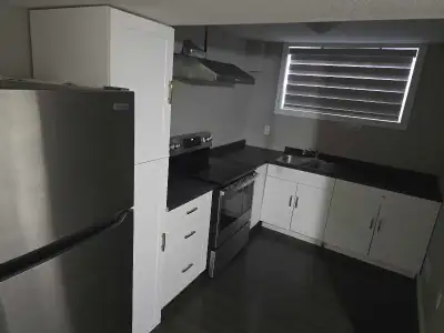 2 Bedroom Basement for Rent Extra Large Windows for light and fresh air Seprate Entrance Private Kit...