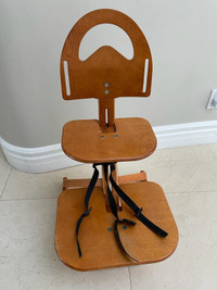 European Solid Wood High Chair