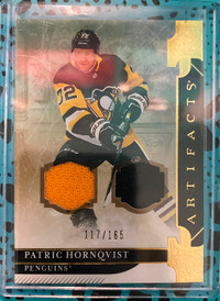 Patric Hornqvist game used Jersey hockey card