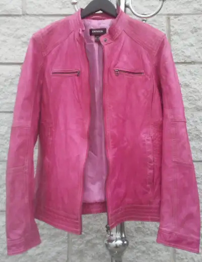 Two size Large Danier GENUINE LEATHER Jackets, View more