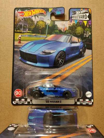 New Hot Wheels Premium Boulevard Volk Racing RAYS 2023 Nissan Z 1/64 diecast car with Real Riders $1...