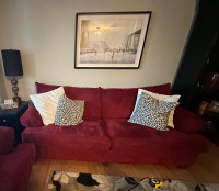 Red 3 Seater Couch