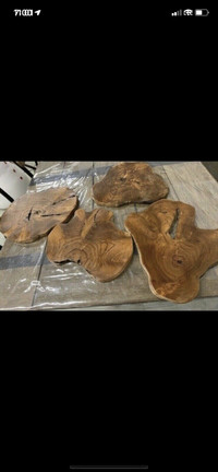 Teak root slices /charcuterie board/place mats/table tops