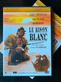 THE WHITE BUFFALO / LE BISON BLANC dvd PAL (1977, angl.+franç.)