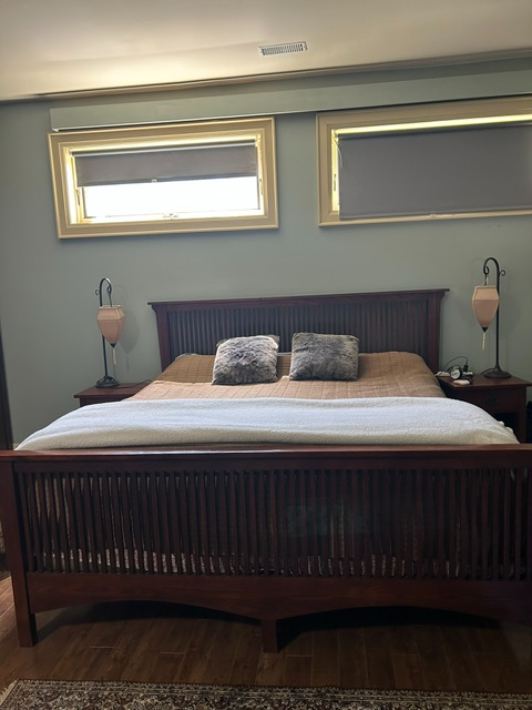 King Bed frame and box springs/mattress/bedding-Mission Design in Beds & Mattresses in Mississauga / Peel Region - Image 2