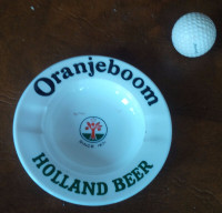 Oranjeboom Holland Beer Glass Ash Tray Made in France