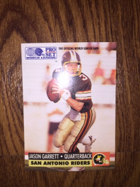 Mint 1991 Pro Set WORLD LEAGUE FOOTBALL INSERT CARD SET