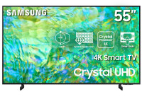 Samsung 55" 4K Crystal UHD Smart TV - UN55CU8000 -SALE