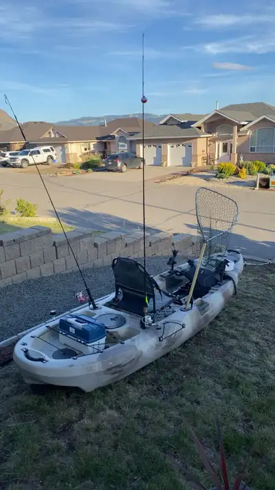 Selling my pedal drive fishing kayak in great working condition. This kayak is extremely stable and...