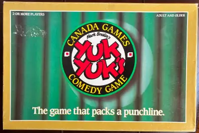 RARE 1990 Yuk Yuk's Comedy Board Game Stand Up Comedy Game, View more