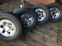 15" Snow  Tires  on 6 bolt rims