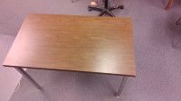 Metal Table/Desk w/ Wood Top