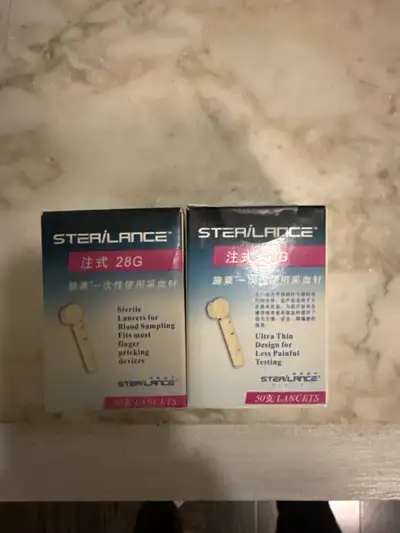 Sterile Lancets - sealed brand new, View more