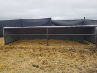 Metal calf shelter