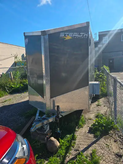 In great shape, mostly used for motorcycle storage and some short trips. 78" internal height, 73" ga...