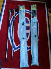 PAIR NORDICK FORCE CARBON 40 WALKING GYMSTICK MADE IN FINLAND